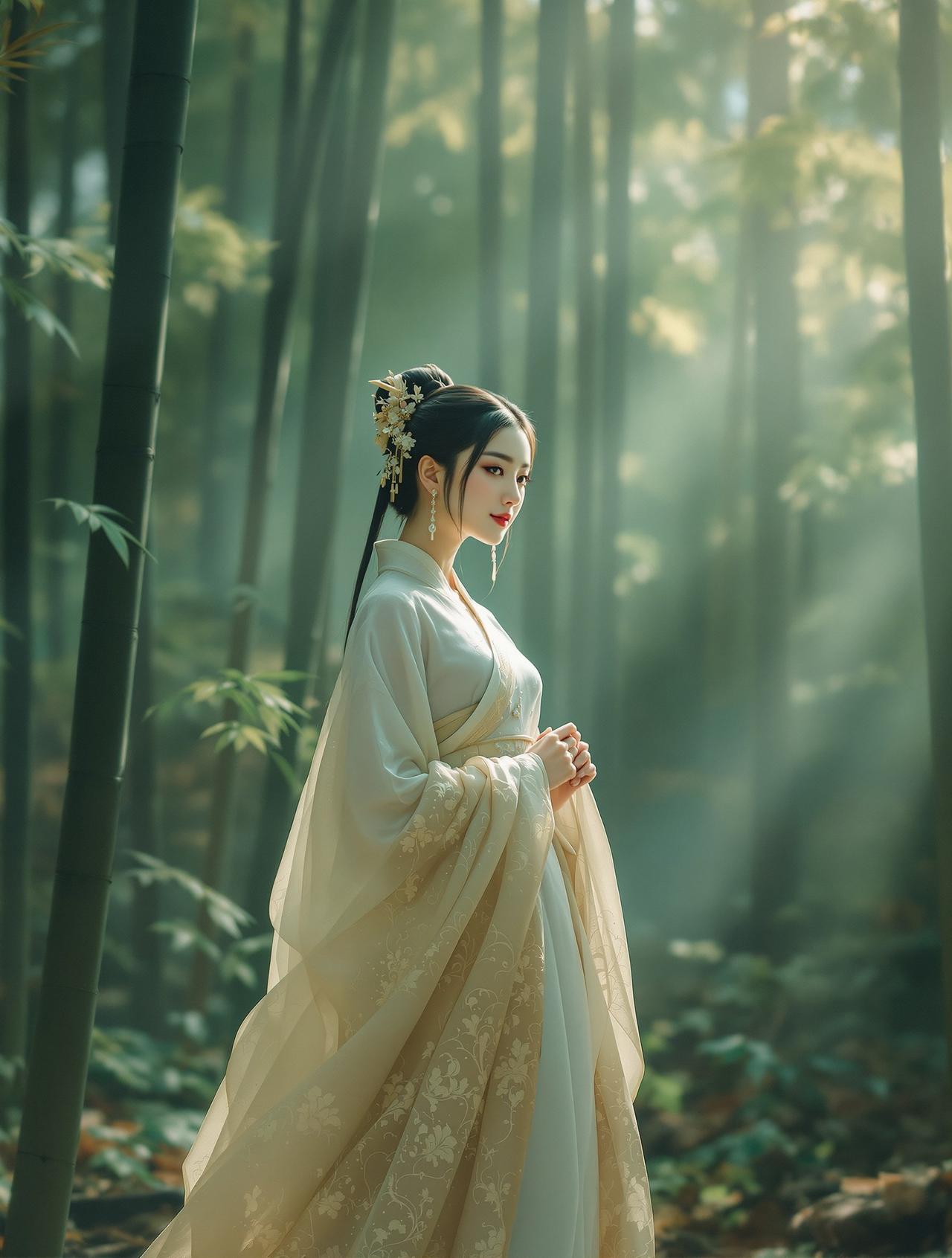 福利cos | 宋制汉服竹林写真 福利cos | 宋制汉服竹林写真